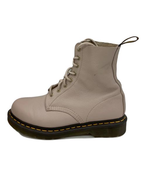 Dr.Martens（ドクターマーチン）Dr.Martens (ドクターマーチン) 8ホールブーツ ベージュ サイズ:UK7の古着・服飾アイテム