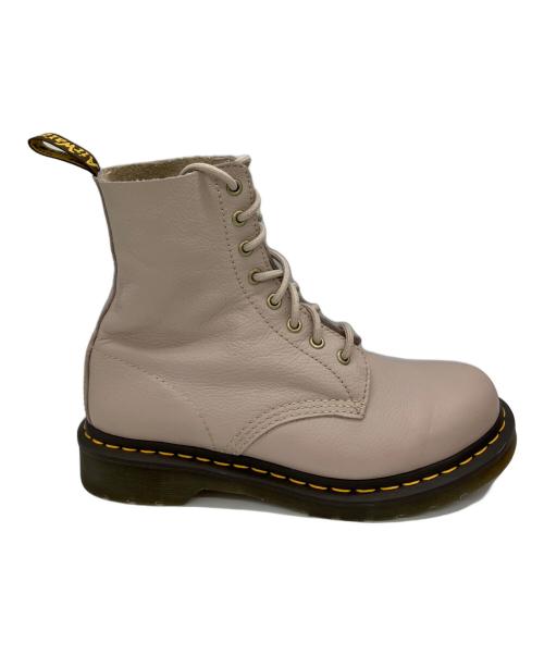 Dr.Martens（ドクターマーチン）Dr.Martens (ドクターマーチン) 8ホールブーツ ベージュ サイズ:UK7の古着・服飾アイテム