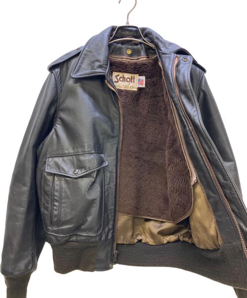 Schott（ショット）Schott (ショット) A-2ジャケット ブラック サイズ:40の古着・服飾アイテム