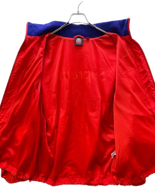 UMBRO（アンブロ）UMBRO (アンブロ) SUPREME (シュプリーム) トラックジャケット レッド サイズ:XLの古着・服飾アイテム