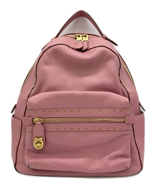 COACH（コーチ）COACH (コーチ) リュック ピンクの古着・服飾アイテム