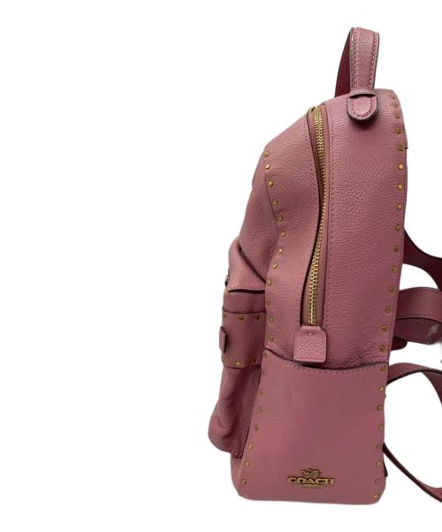 COACH（コーチ）COACH (コーチ) リュック ピンクの古着・服飾アイテム