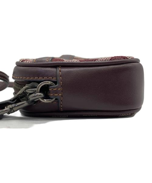 COACH（コーチ）COACH (コーチ) ショルダーポーチ シグネチャー ボルドーの古着・服飾アイテム