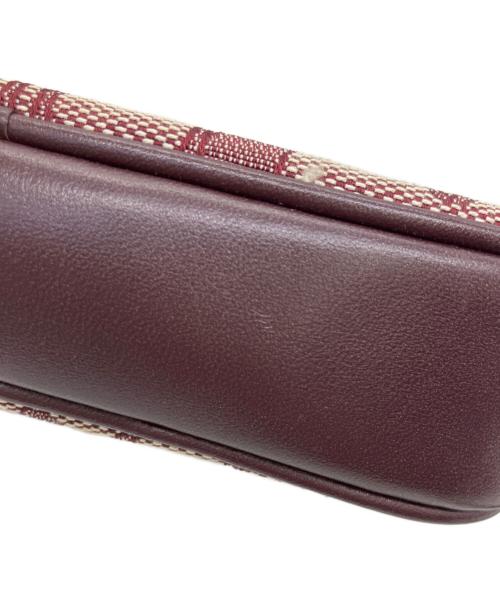 COACH（コーチ）COACH (コーチ) ショルダーポーチ シグネチャー ボルドーの古着・服飾アイテム