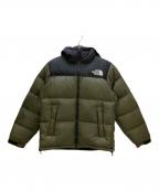 THE NORTH FACEザ ノース フェイス）の古着「ヌプシフーディーダウンジャケット」｜オリーブ