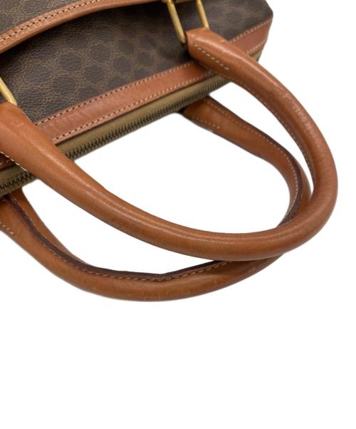 CELINE（セリーヌ）CELINE (セリーヌ) ミニボストンバッグ マカダム ブラウンの古着・服飾アイテム