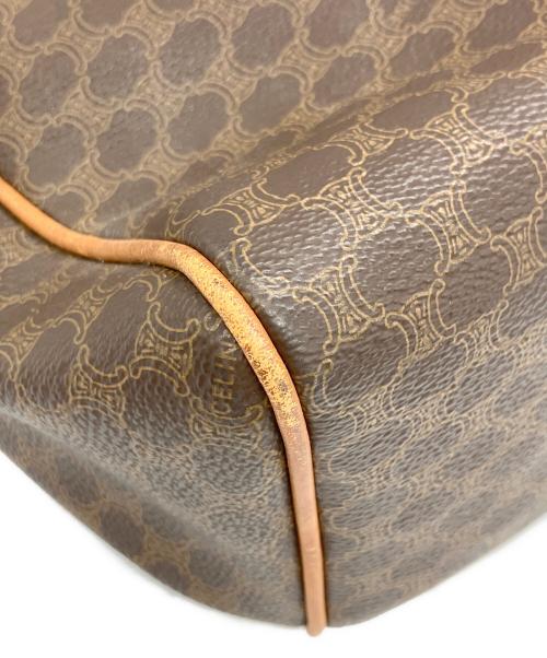 CELINE（セリーヌ）CELINE (セリーヌ) ミニボストンバッグ マカダム ブラウンの古着・服飾アイテム