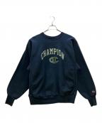 Championチャンピオン）の古着「リバースウィーブスウェット ロゴ 90s」｜ネイビー