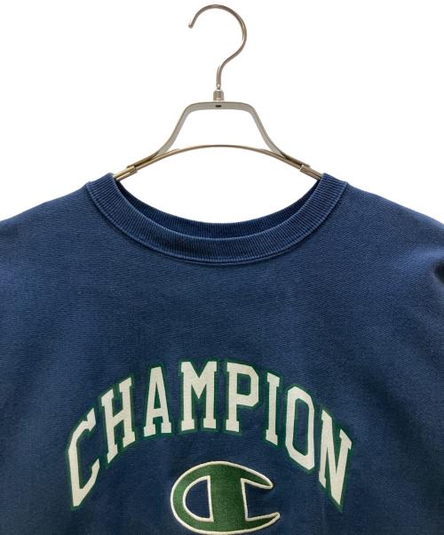 Champion（チャンピオン）Champion (チャンピオン) リバースウィーブスウェット ロゴ 90s ネイビー サイズ:XLの古着・服飾アイテム