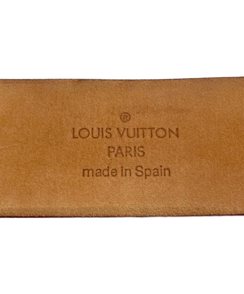 LOUIS VUITTON（ルイ ヴィトン）LOUIS VUITTON (ルイ ヴィトン) ベルト サンチュールイニシャル ブラウン サイズ:90/36の古着・服飾アイテム