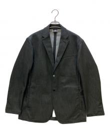 NEW BALANCE（ニューバランス）の古着「テーラードジャケット Denim Single Jacket」｜ブラック