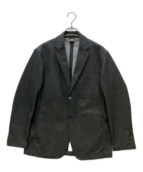 NEW BALANCE（ニューバランス）NEW BALANCE (ニューバランス) テーラードジャケット Denim Single Jacket ブラック サイズ:Sの古着・服飾アイテム