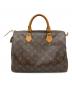 LOUIS VUITTON (ルイ ヴィトン) ハンドバッグ モノグラム スピーディ30 ブラウン：60000円