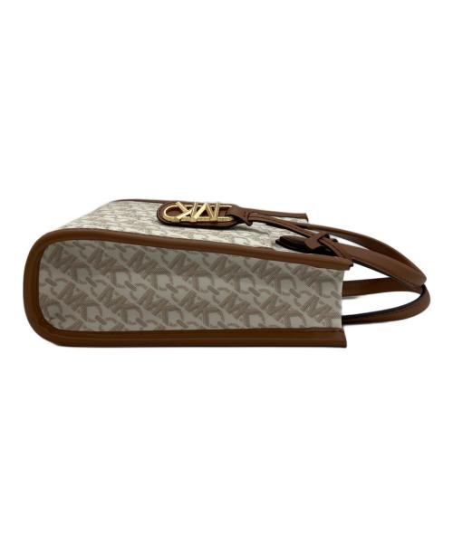 MICHAEL KORS（マイケル・コース）MICHAEL KORS (マイケル・コース) ショルダートートバッグ シグネチャー ベージュの古着・服飾アイテム