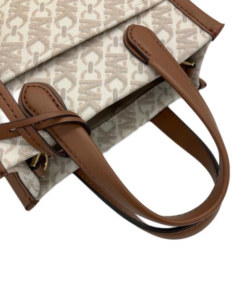 MICHAEL KORS（マイケル・コース）MICHAEL KORS (マイケル・コース) ショルダートートバッグ シグネチャー ベージュの古着・服飾アイテム