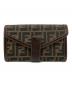 FENDI（フェンディ）の古着「ロングウォレット 	ズッカ」｜ブラウン