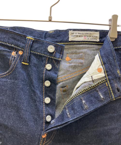 BONCOURA（ボンクラ）BONCOURA (ボンクラ) デニムパンツ ボタンフライ インディゴ サイズ:31の古着・服飾アイテム