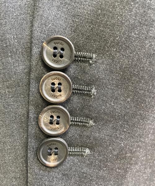 GUCCI（グッチ）GUCCI (グッチ) 3Bスーツ グレー サイズ:不明の古着・服飾アイテム