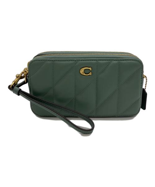COACH（コーチ）COACH (コーチ) ショルダーバッグ キラ クロスボディ・ピロー キルティング グリーンの古着・服飾アイテム