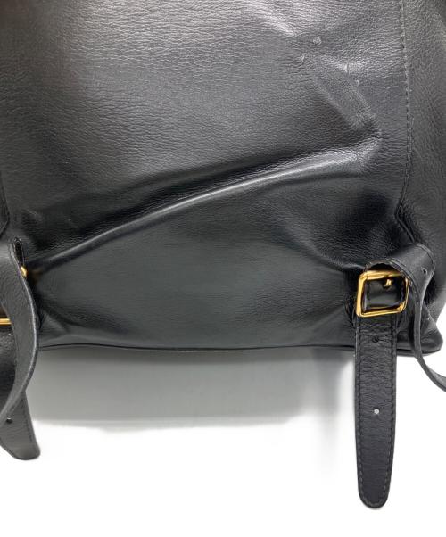 GUCCI（グッチ）GUCCI (グッチ) バンブーリュック ブラックの古着・服飾アイテム