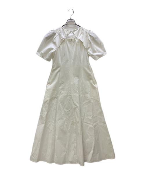 UNITED ARROWS TOKYO（ユナイテッドアローズトウキョウ）UNITED ARROWS TOKYO (ユナイテッドアローズトウキョウ) 半袖ワンピース ホワイト サイズ:38の古着・服飾アイテム