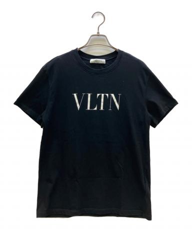 極美品◎VALENTINO ヴァレンティノ 2020年製 カットワークレース 半袖 トップス／ カットソー ネイビー系 38 イタリア製 正規品 レディース 中古・古着通販】VALENTINO (ヴァレンティノ) 半袖カットソー ブラック