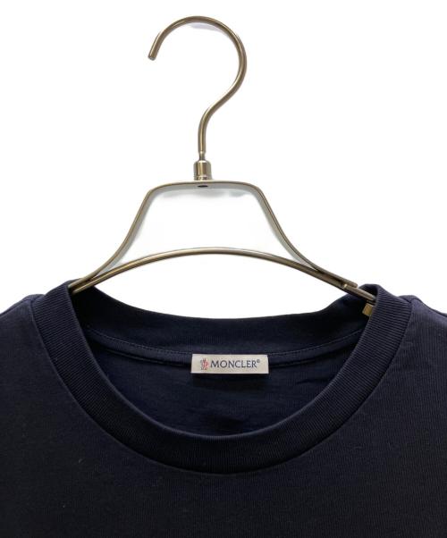 MONCLER（モンクレール）MONCLER (モンクレール) 半袖カットソー SS -T-SHIRT ネイビー サイズ:Lの古着・服飾アイテム