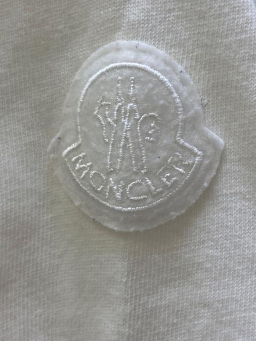 MONCLER（モンクレール）MONCLER (モンクレール) 半袖カットソー 	T shirt SS ホワイト サイズ:Mの古着・服飾アイテム