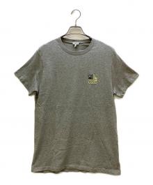 LOEWE（ロエベ）の古着「半袖カットソー アナグラム 刺繍 ロゴ クルーネック Tシャツ」｜グレー