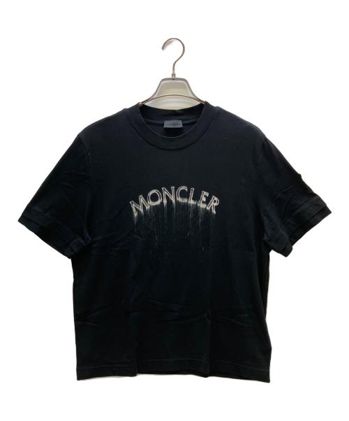 MONCLER（モンクレール）MONCLER (モンクレール) 半袖カットソー SS T SHIRT ブラック サイズ:Mの古着・服飾アイテム