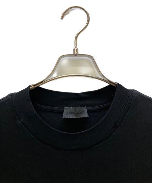 MONCLER（モンクレール）MONCLER (モンクレール) 半袖カットソー SS T SHIRT ブラック サイズ:Mの古着・服飾アイテム