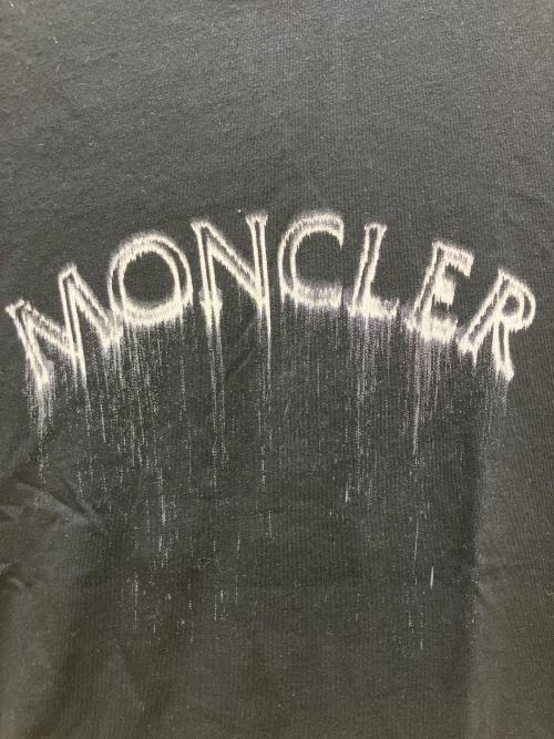 MONCLER（モンクレール）MONCLER (モンクレール) 半袖カットソー SS T SHIRT ブラック サイズ:Mの古着・服飾アイテム