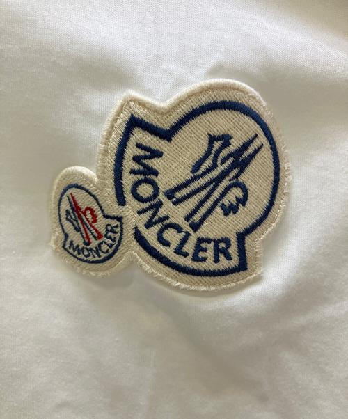MONCLER（モンクレール）MONCLER (モンクレール) 半袖カットソー MAGLIA T SHIRT ホワイト サイズ:Lの古着・服飾アイテム