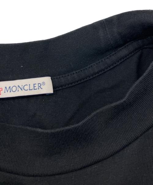 MONCLER（モンクレール）MONCLER (モンクレール) 半袖カットソー SS T SHIRT ブラック サイズ:Mの古着・服飾アイテム