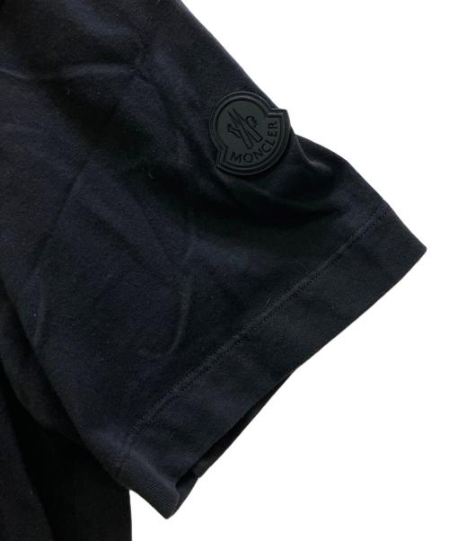MONCLER（モンクレール）MONCLER (モンクレール) 半袖カットソー SS T SHIRT ブラック サイズ:Mの古着・服飾アイテム