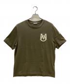 MONCLERモンクレール）の古着「半袖カットソー SS T SHIRT」｜オリーブ