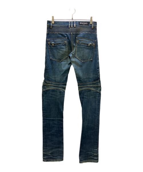 BALMAIN（バルマン）BALMAIN (バルマン) バイカーデニム インディゴ サイズ:27の古着・服飾アイテム