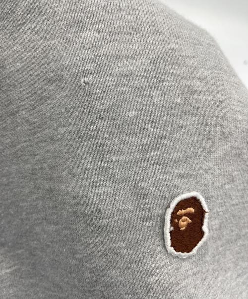 A BATHING APE（アベイシングエイプ）A BATHING APE (アベイシングエイプ) プルオーバーパーカー グレー サイズ:XLの古着・服飾アイテム