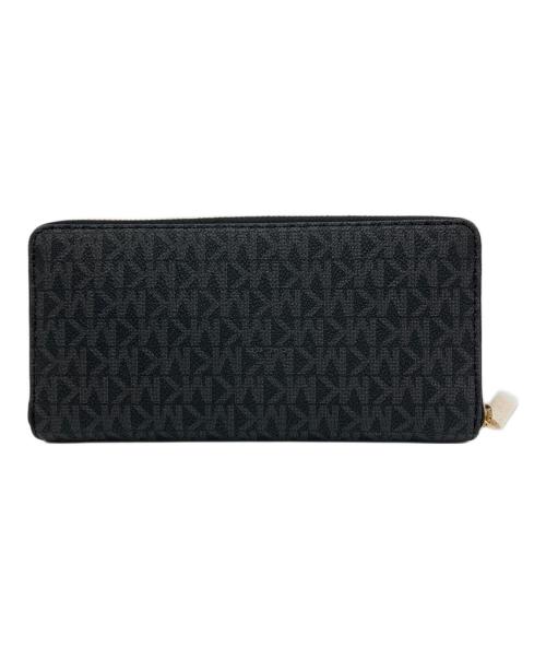 MICHAEL KORS（マイケル・コース）MICHAEL KORS (マイケル・コース) 長財布 ブラック×ゴールド 未使用品の古着・服飾アイテム