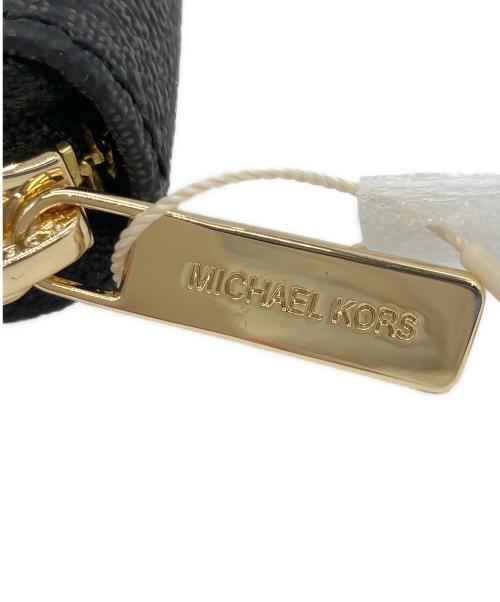 MICHAEL KORS（マイケル・コース）MICHAEL KORS (マイケル・コース) 長財布 ブラック×ゴールド 未使用品の古着・服飾アイテム