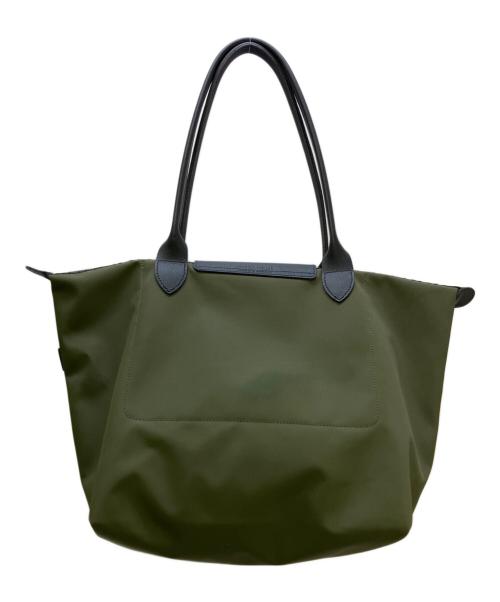 LONGCHAMP（ロンシャン）LONGCHAMP (ロンシャン) ル プリアージュ® コレクション L ショッピングバッグ グリーンの古着・服飾アイテム
