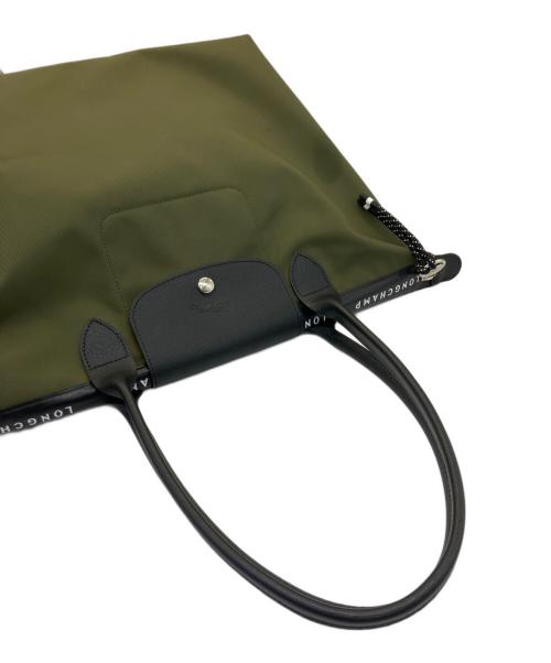 LONGCHAMP（ロンシャン）LONGCHAMP (ロンシャン) ル プリアージュ® コレクション L ショッピングバッグ グリーンの古着・服飾アイテム