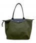 LONGCHAMP（ロンシャン）の古着「ル プリアージュ® コレクション L ショッピングバッグ」｜グリーン