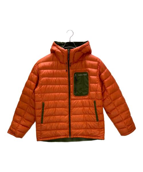 mont-bell（モンベル）mont-bell (モンベル) ダウンジャケット コロラドパーカ オリーブ×オレンジ サイズ:Lの古着・服飾アイテム