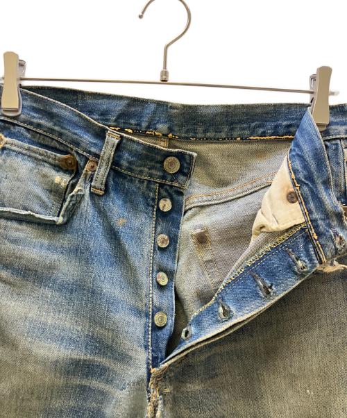 LEVI'S（リーバイス）LEVI'S (リーバイス) 501XX革パッチデニムパンツ ブルー サイズ:W30の古着・服飾アイテム