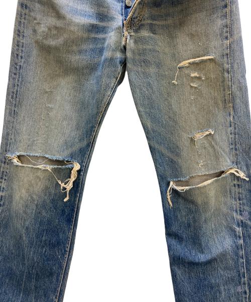 LEVI'S（リーバイス）LEVI'S (リーバイス) 501XX革パッチデニムパンツ ブルー サイズ:W30の古着・服飾アイテム