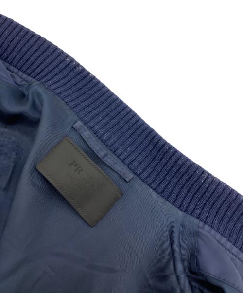 PRADA（プラダ）PRADA (プラダ) MA-1ジャケット ネイビー サイズ:44の古着・服飾アイテム