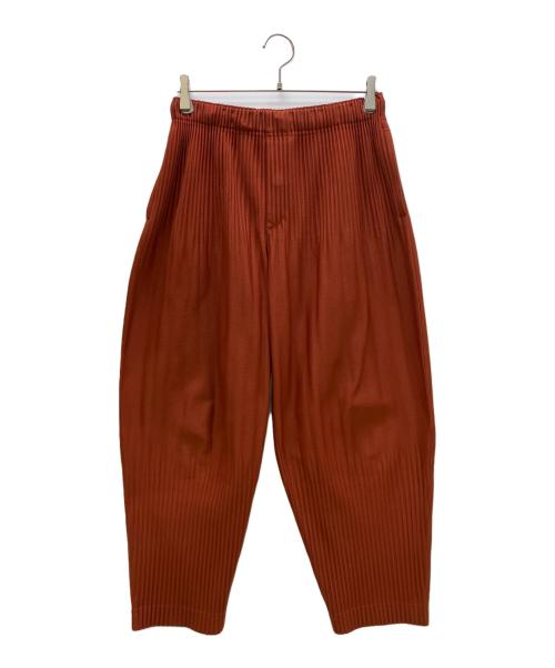HOMME PLISSE ISSEY MIYAKE（オム プリッセ イッセイ ミヤケ）HOMME PLISSE ISSEY MIYAKE (オム プリッセ イッセイ ミヤケ) プリーツパンツ ブラウン サイズ:1の古着・服飾アイテム