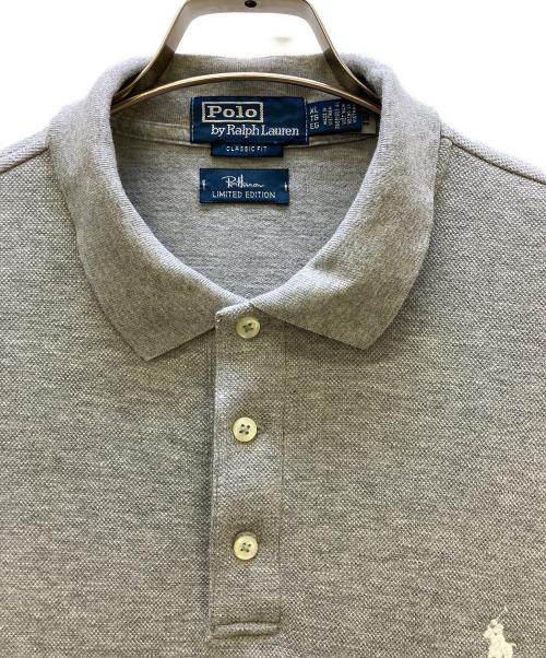 POLO RALPH LAUREN（ポロ・ラルフローレン）POLO RALPH LAUREN (ポロ・ラルフローレン) Ron Herman別注 (ロンハーマンベッチュウ) ポロシャツ 24FW グレー サイズ:XLの古着・服飾アイテム