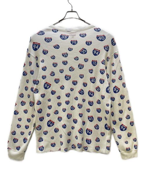 SUPREME（シュプリーム）SUPREME (シュプリーム) 長袖カットソー ホワイト サイズ:Lの古着・服飾アイテム